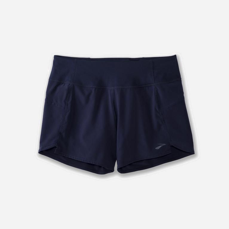 Brooks Chaser 5 Israel - Women's Running Shorts - Navy (31549-HMPY)